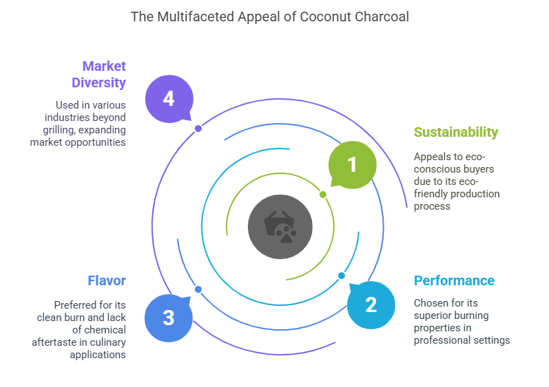 Why Coconut Charcoal is Booming—A Wholesaler’s Opportunity from Cocobbq’s bulk Coconut Charcoal Suppliers.