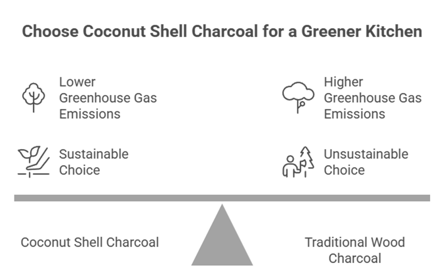 The Positive Impact of Coconut Shell Charcoal for Cooking