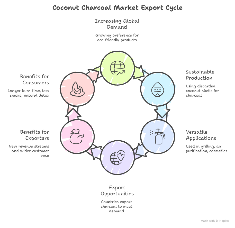 Coconut Charcoal Market Export: A Growing Global Trend