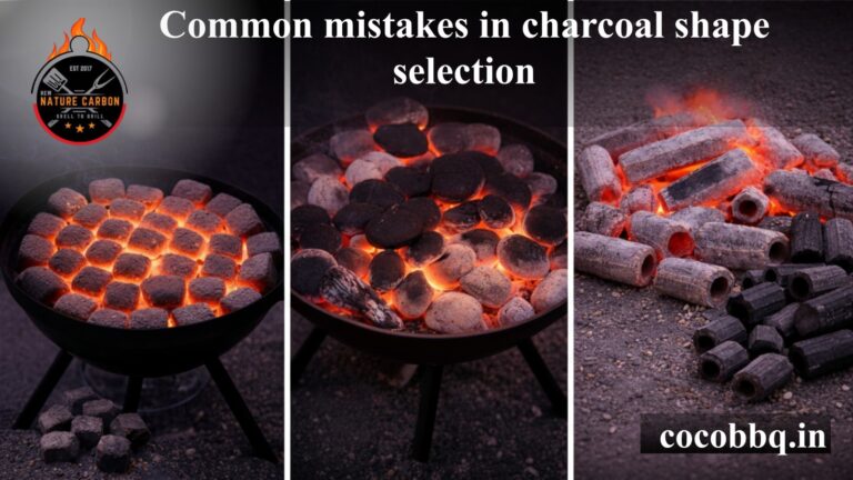 Common mistakes in charcoal shape selection for better BBQ results