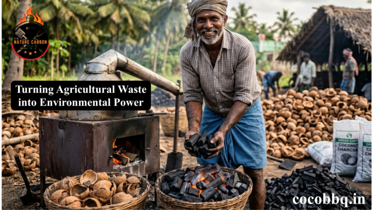 Turning Agricultural Waste into Environmental Power: How Coconut Charcoal Reduces Carbon Footprints Sustainably