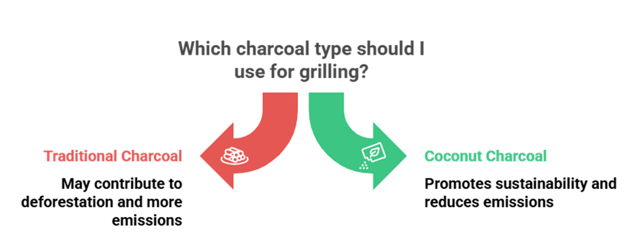 Eco Friendly Coconut Charcoal for BBQ
